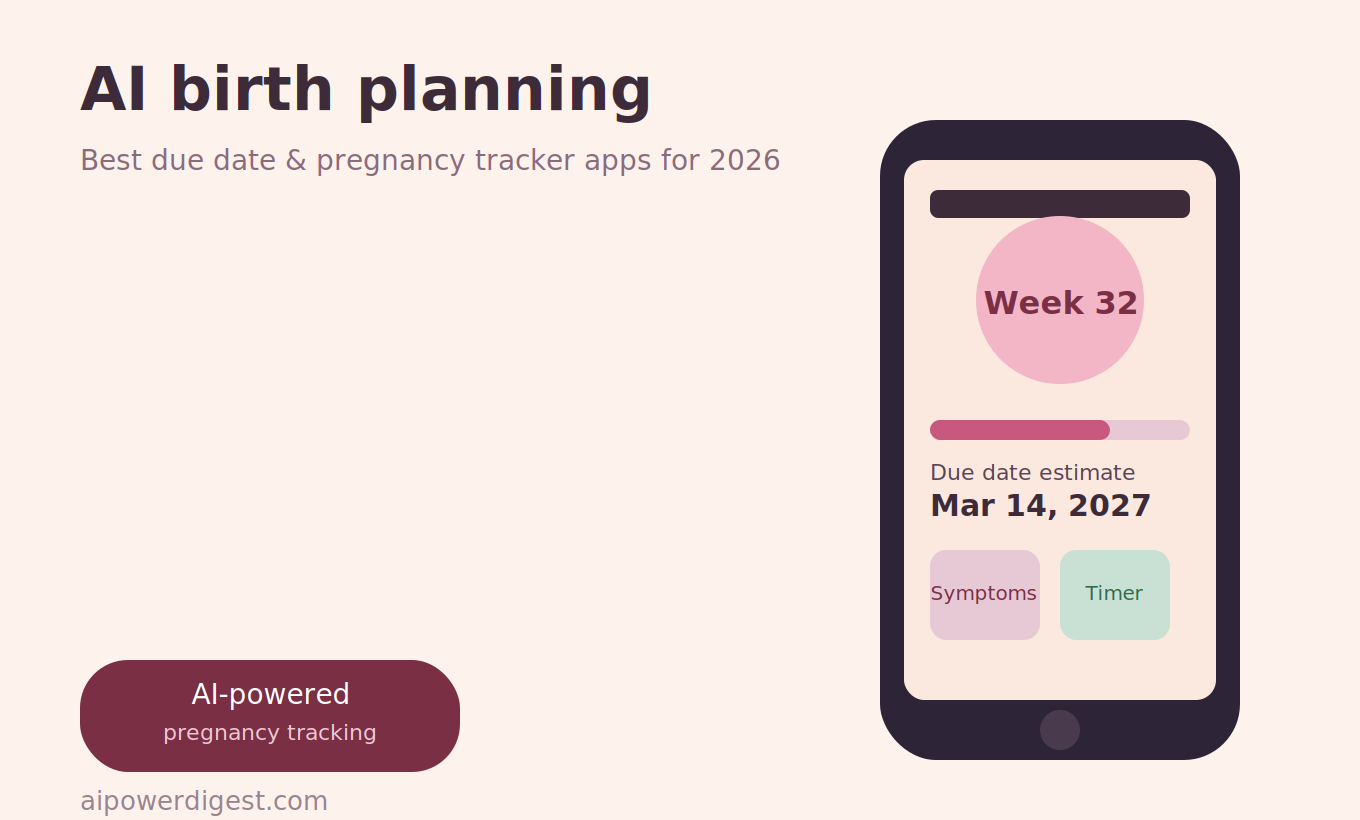 Best AI Apps for Birth & Baby Planning in 2026